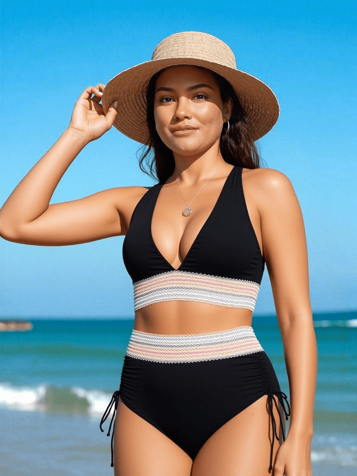 Lenoir™ | Bikini taille haute sculptant et élégant