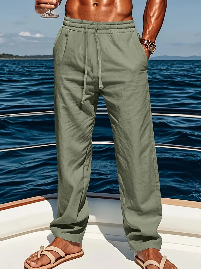 Lenoir™ | Pantalons en Lin Élégants