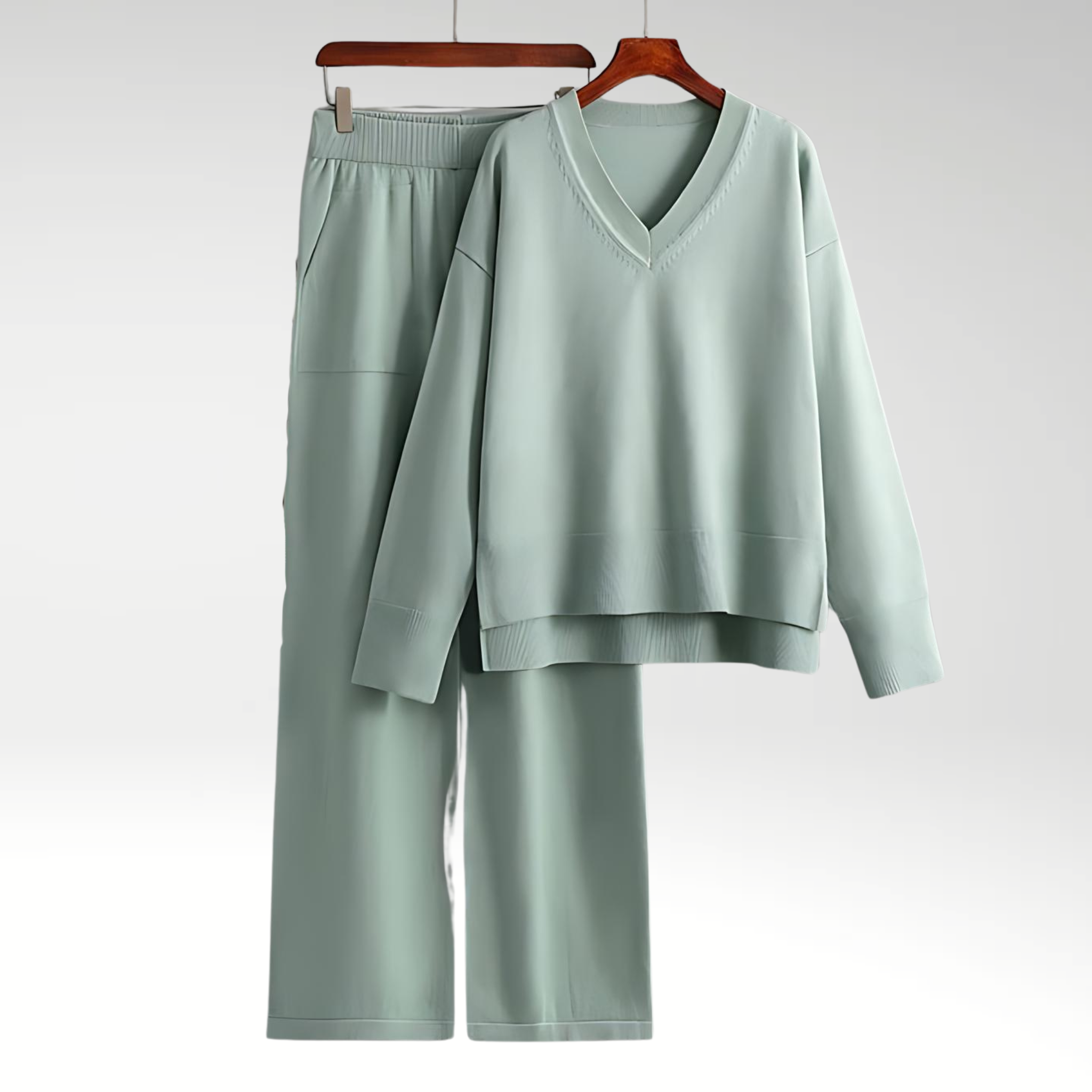 Lenoir™ | Luxe Ensemble deux pièces col V