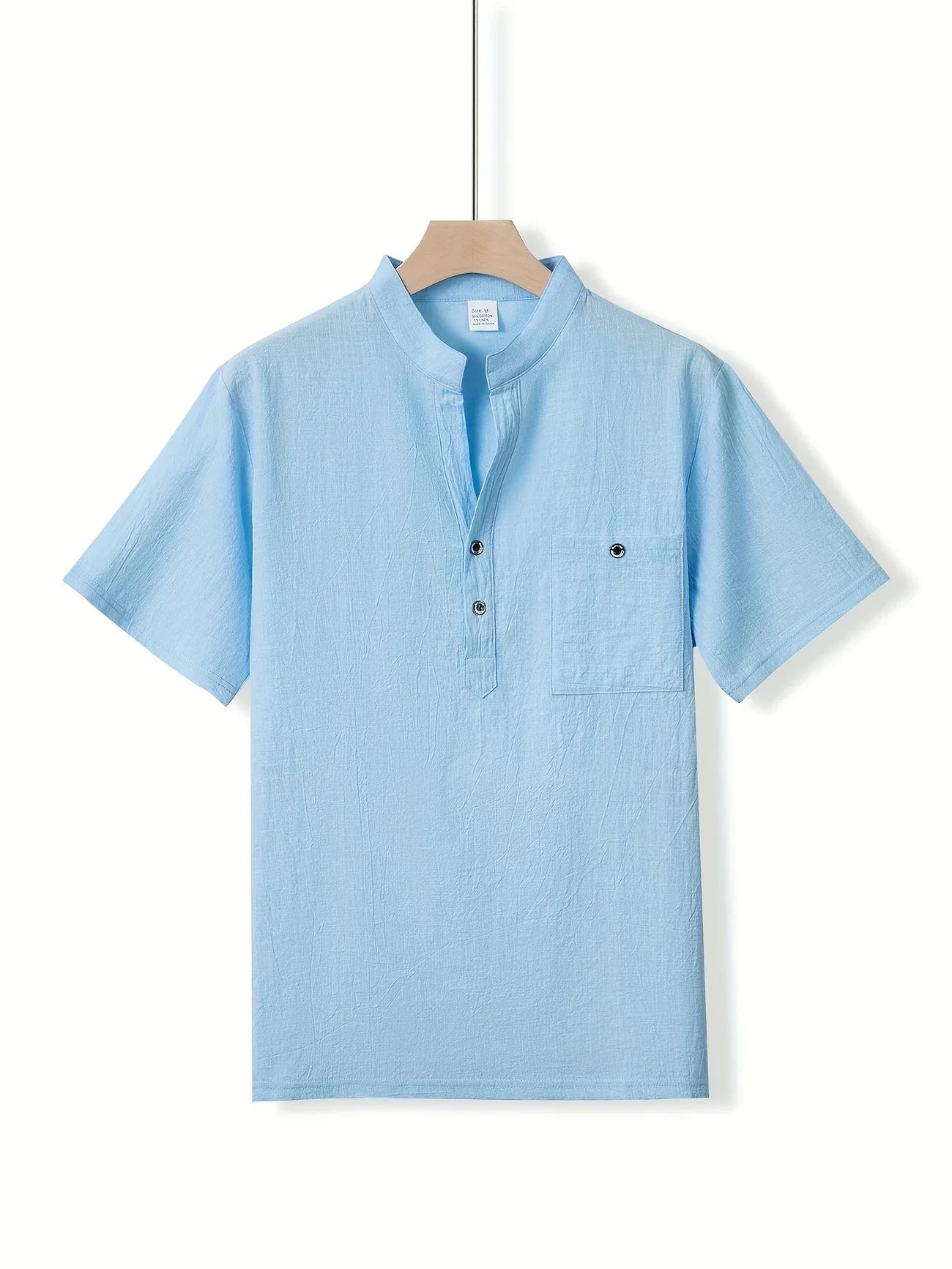 Lenoir™ | Chemise décontractée à manches courtes boutonnée