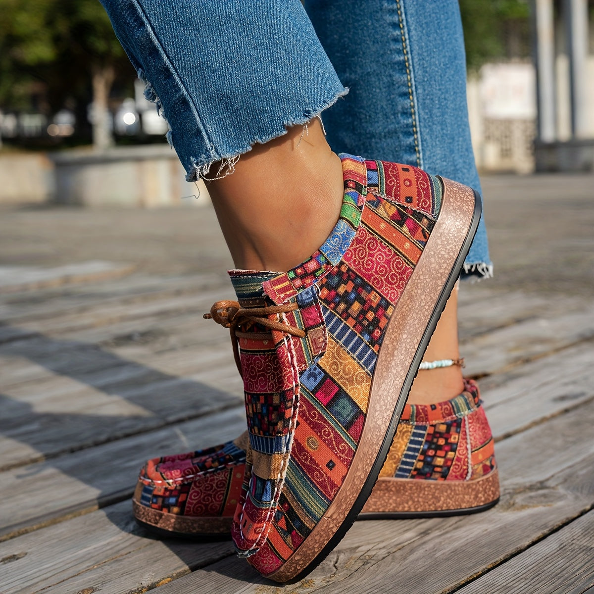 Lenoir™ | Chaussures rétro colorées pour femme