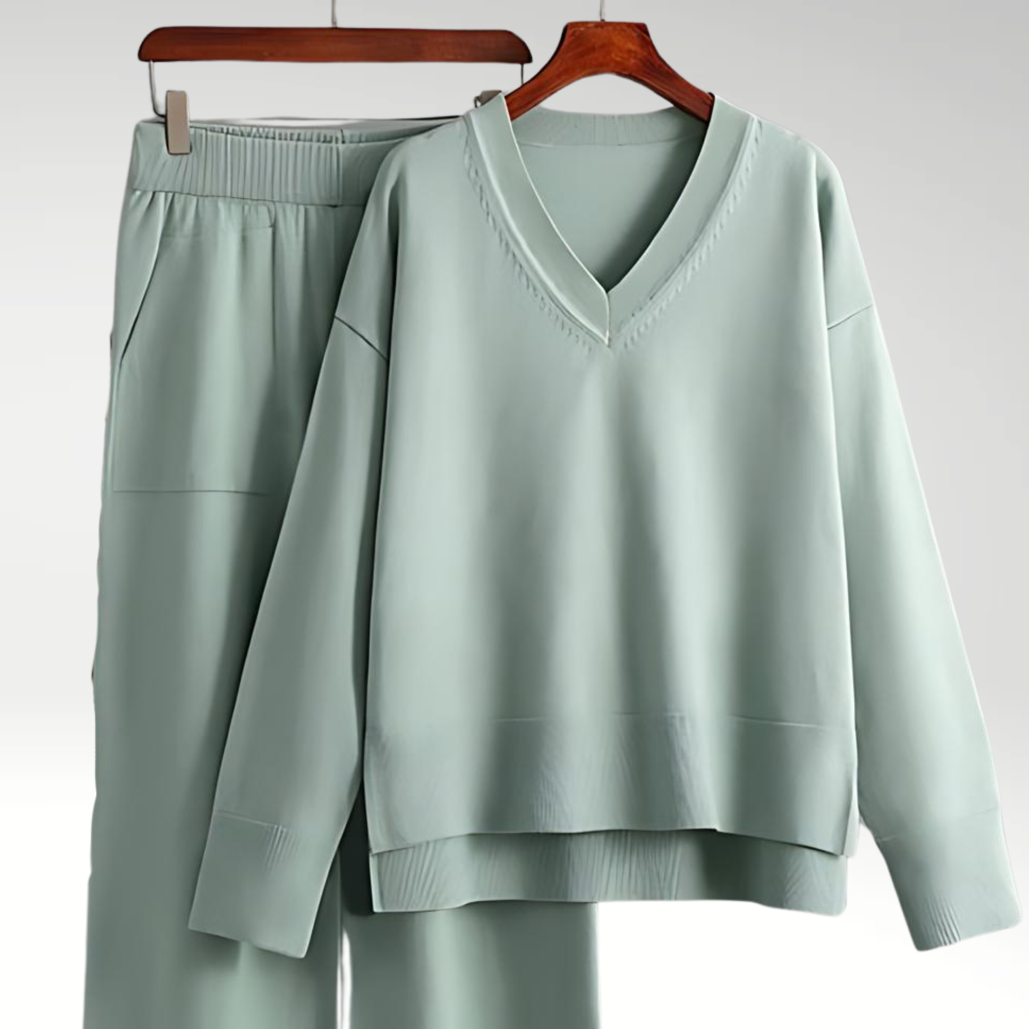 Lenoir™ | Luxe Ensemble deux pièces col V