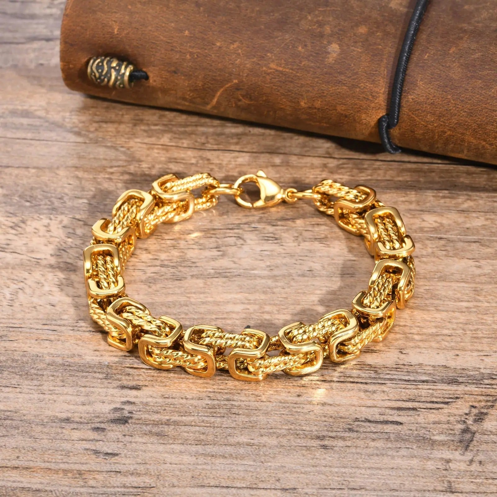 Lenoir™ | Bracelet en chaîne forgée