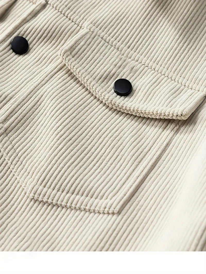 Lenoir™ | Veste en Côtelé Élégante