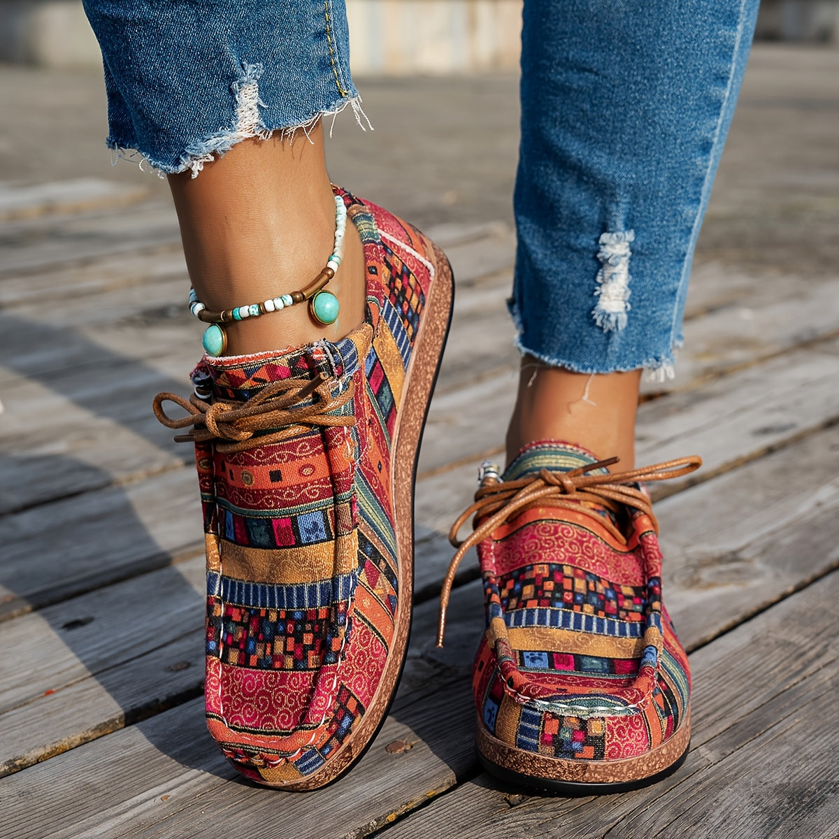 Lenoir™ | Chaussures rétro colorées pour femme