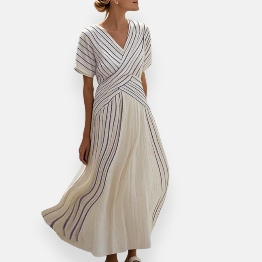 Lenoir™ | Robe fluide à rayures