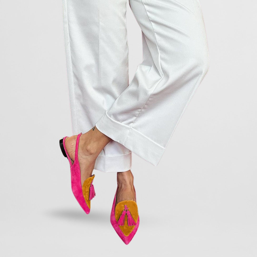Lenoir™ | Ballerines avec Franges et Bracelets Décoratifs