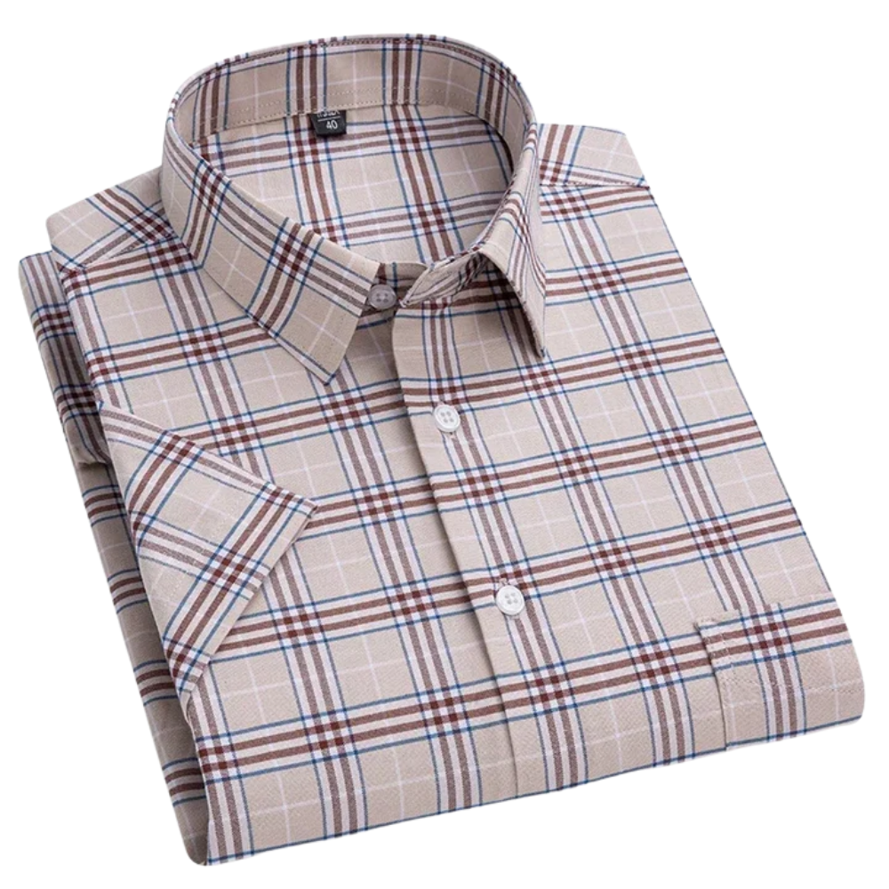 Lenoir™ | Chemise en coton à manches courtes