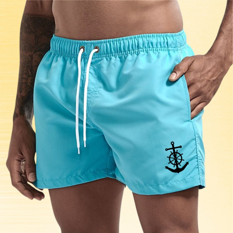 Lenoir™ - Short élégant à taille élastique avec poches