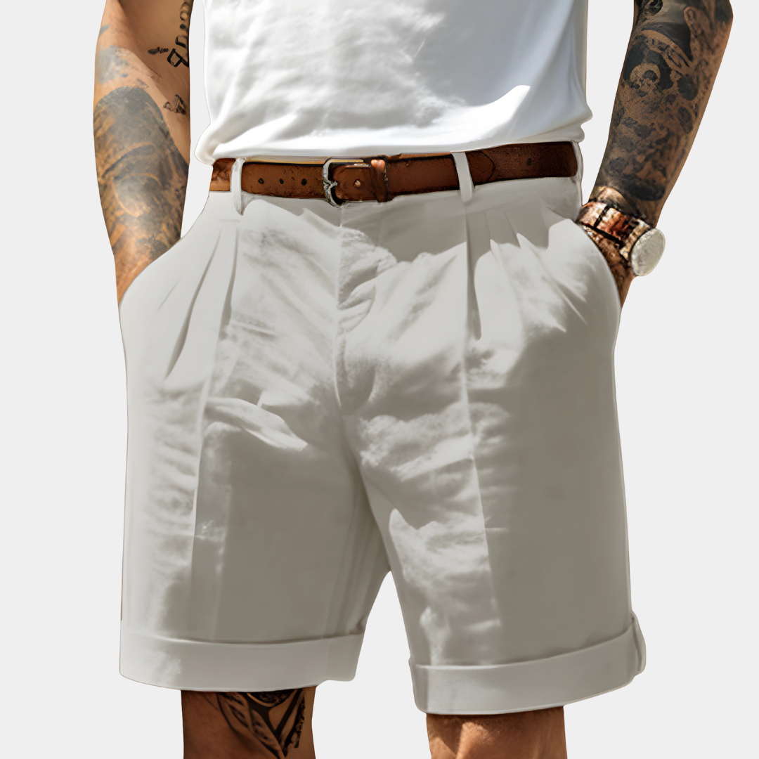 Lenoir™ | Bermudas élégants en coton respirant