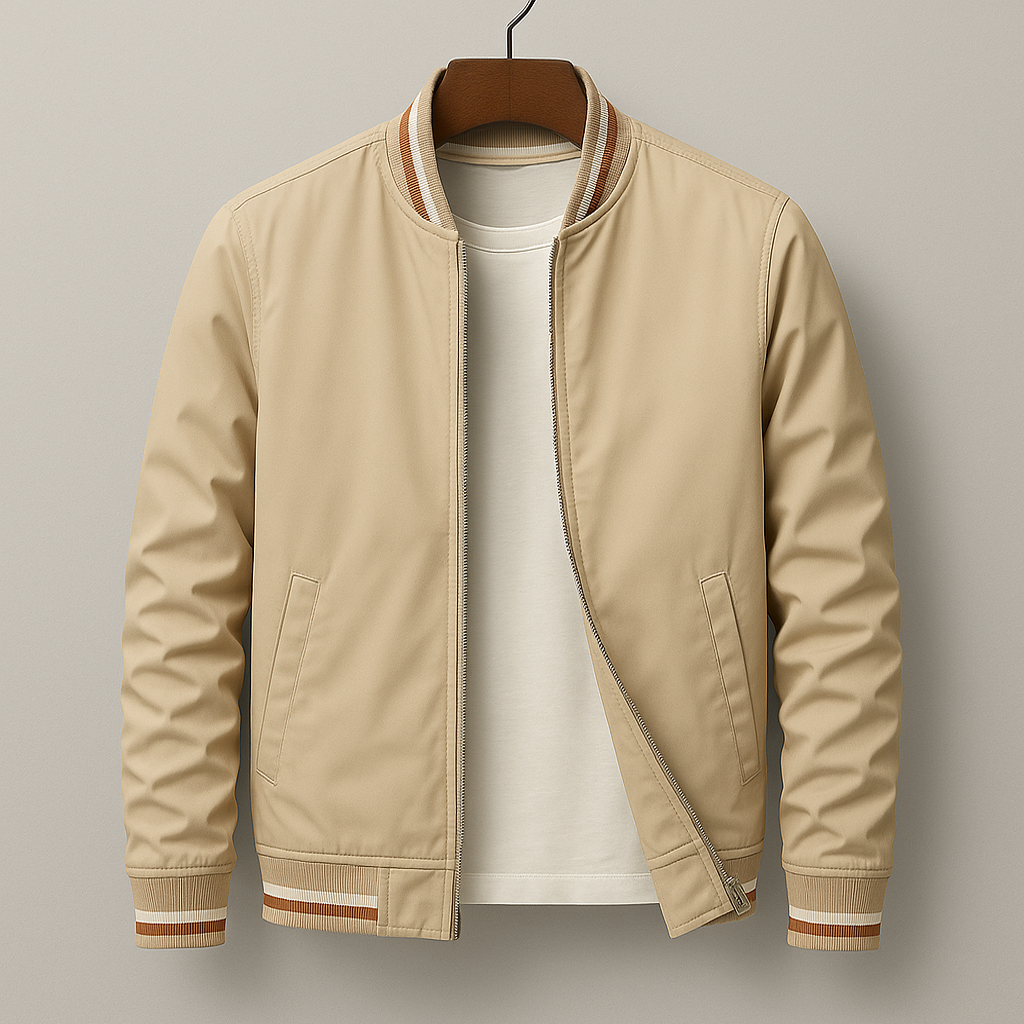 Lenoir™ | Blouson bomber élégant à rayures