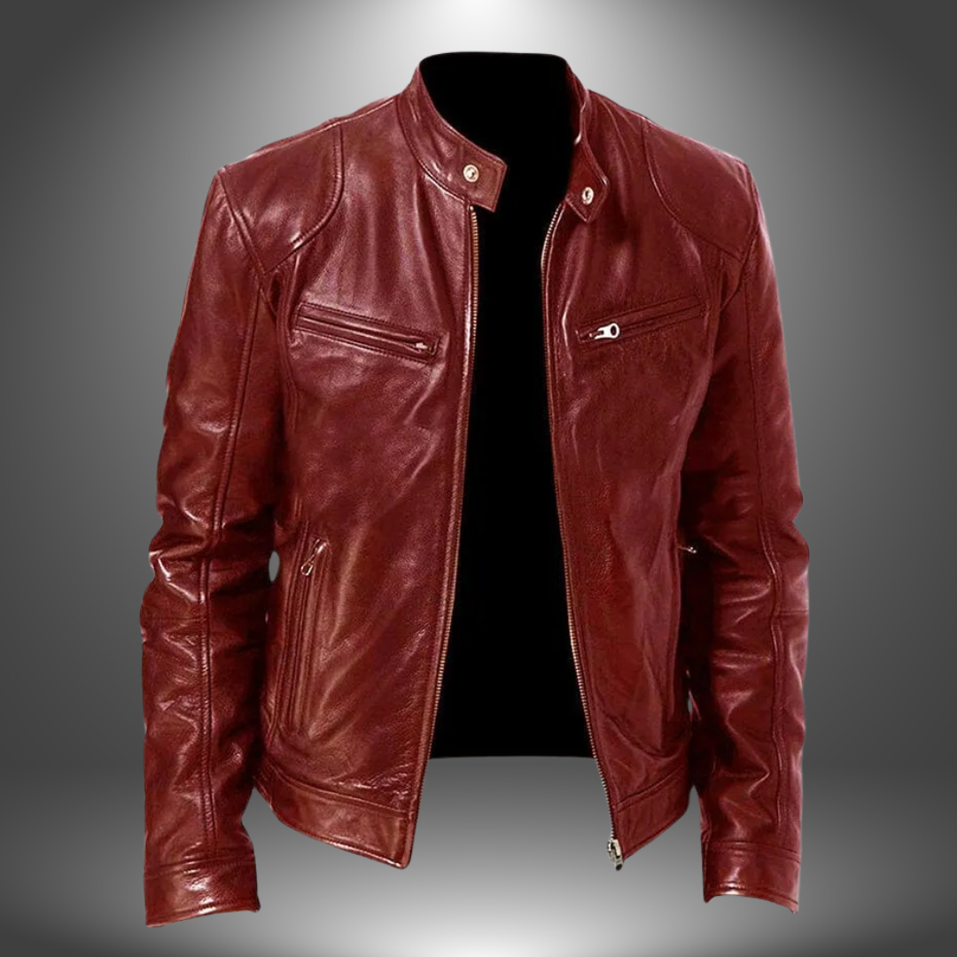 Lenoir™ - Veste en cuir artisanal pour homme