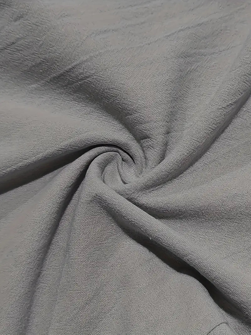 Lenoir™ | Pantalon ample en lin avec cordon de serrage