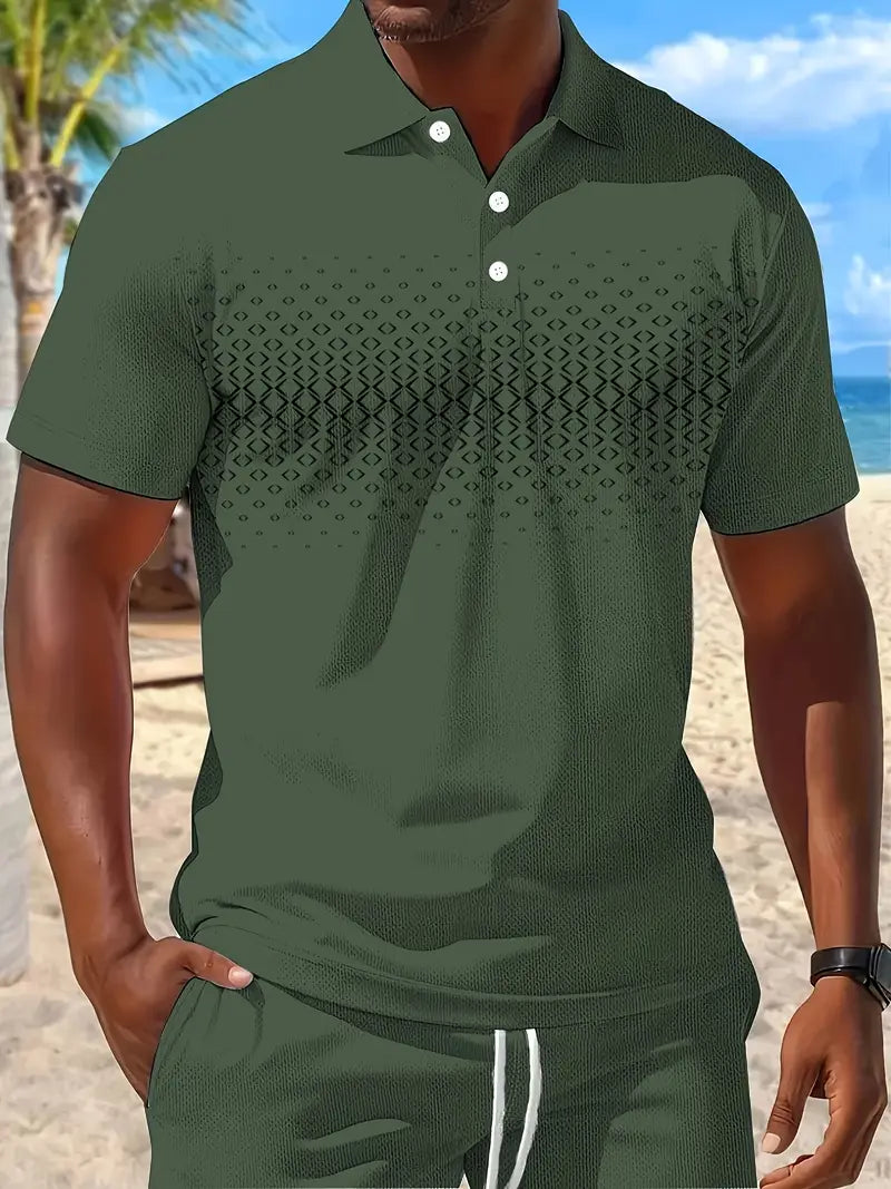 Lenoir™ | Ensemble d’été deux pièces à manches courtes