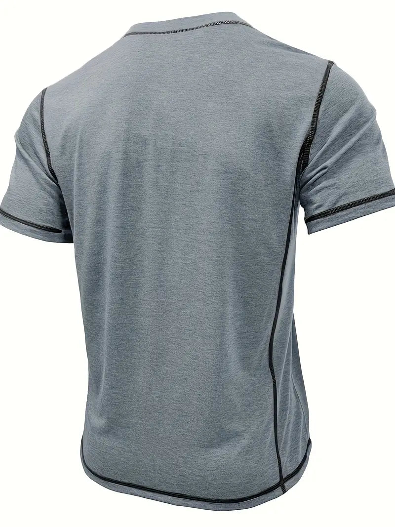 Lenoir™ | T-shirt à manches courtes boutonné