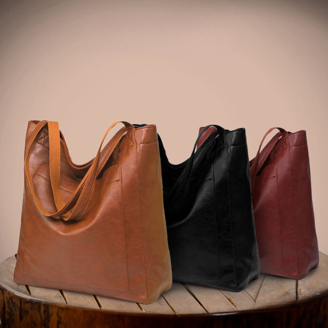 Marlène™ Élégant sac fourre-tout en cuir