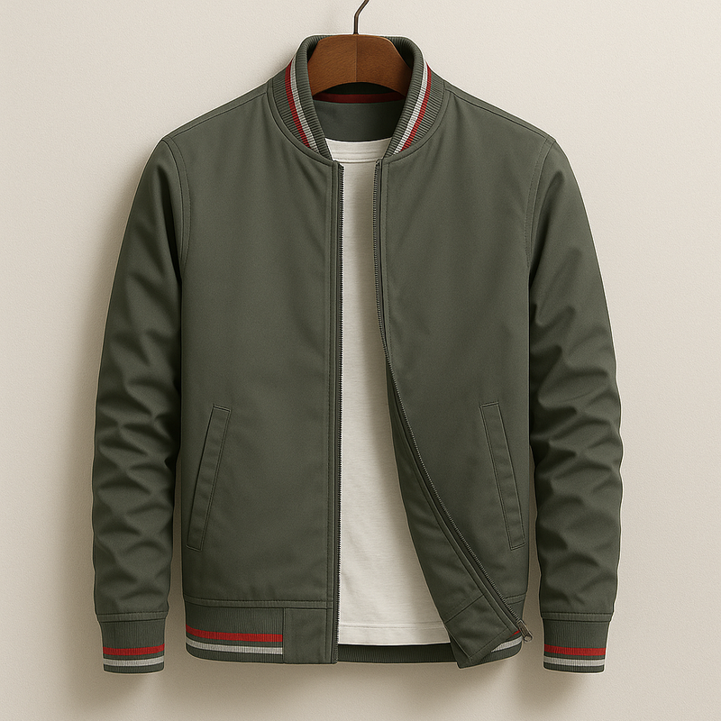 Lenoir™ | Blouson bomber élégant à rayures