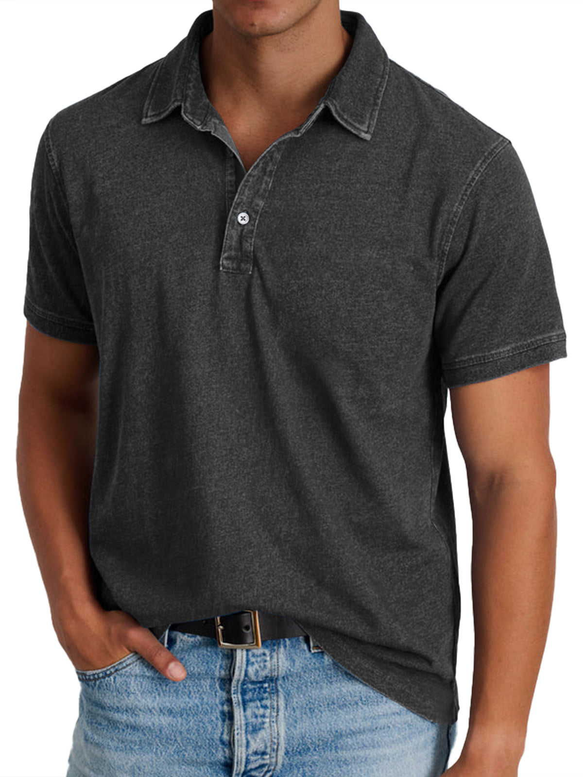 Lenoir™ | Polo avec collier pour hommes