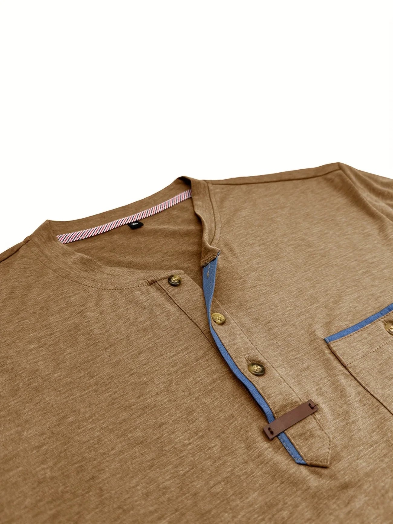 Lenoir™ | T-shirt col rond élégant avec poche