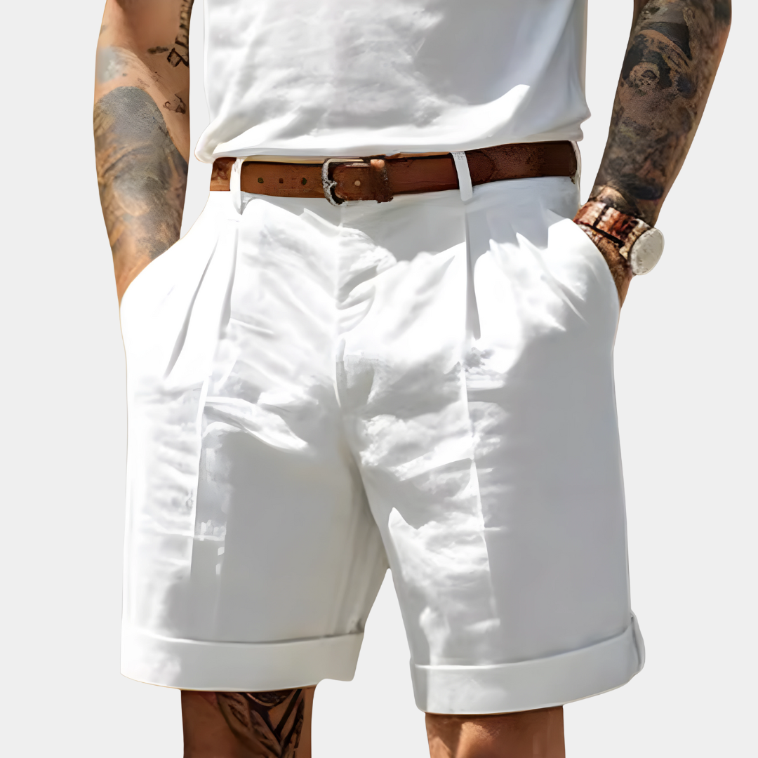 Lenoir™ | Bermudas élégants en coton respirant