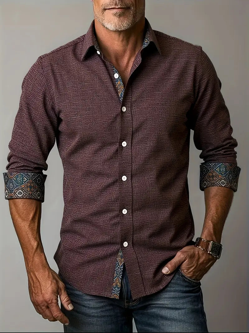 Lenoir™ | Chemise boutonnée à manches longues