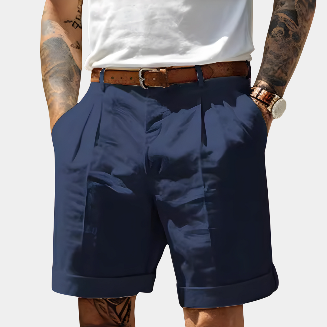 Lenoir™ | Bermudas élégants en coton respirant