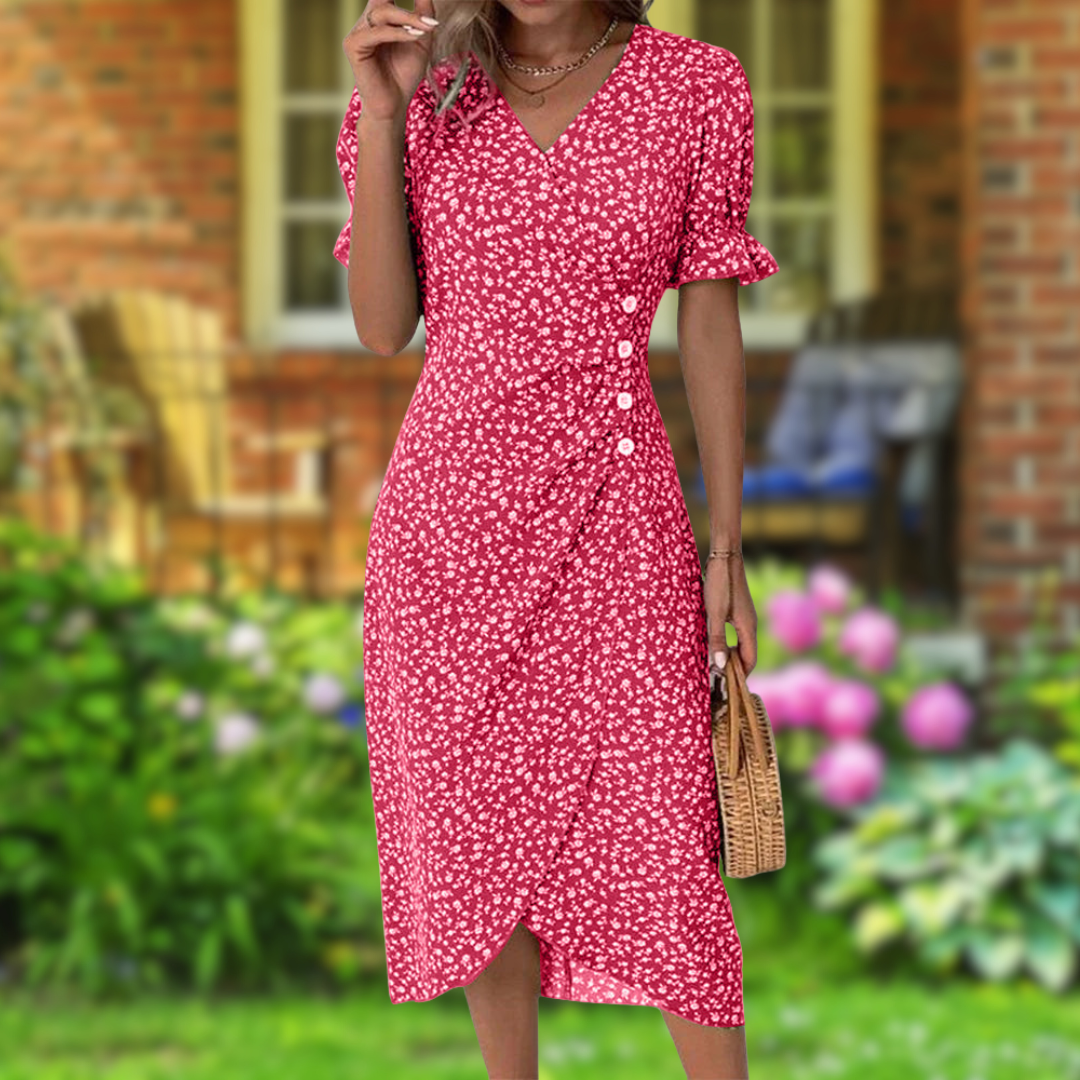 Lenoir™ | Robe Élégante Pétales