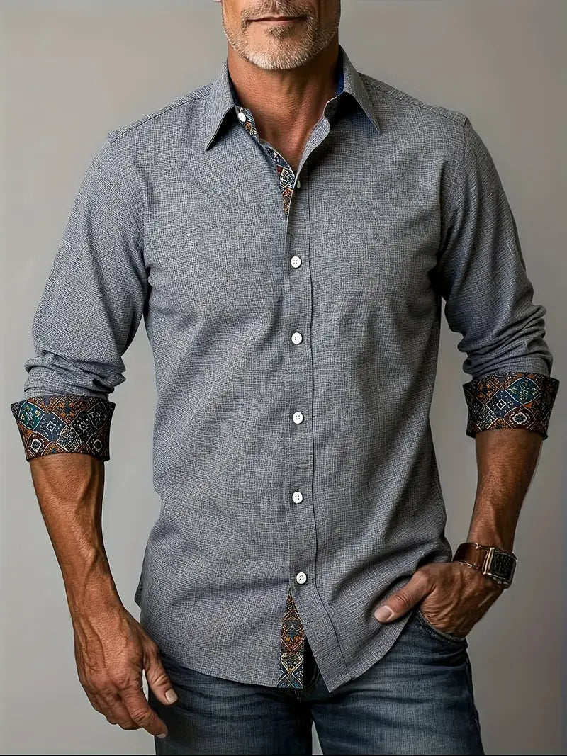 Lenoir™ | Chemise boutonnée à manches longues