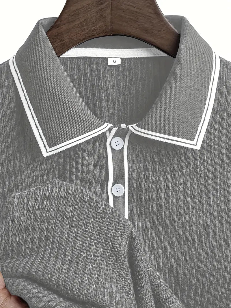 Lenoir™ | Polo texturé sur mesure au flair méditerranéen
