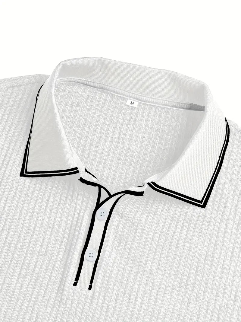 Lenoir™ | Polo élégant à manches courtes