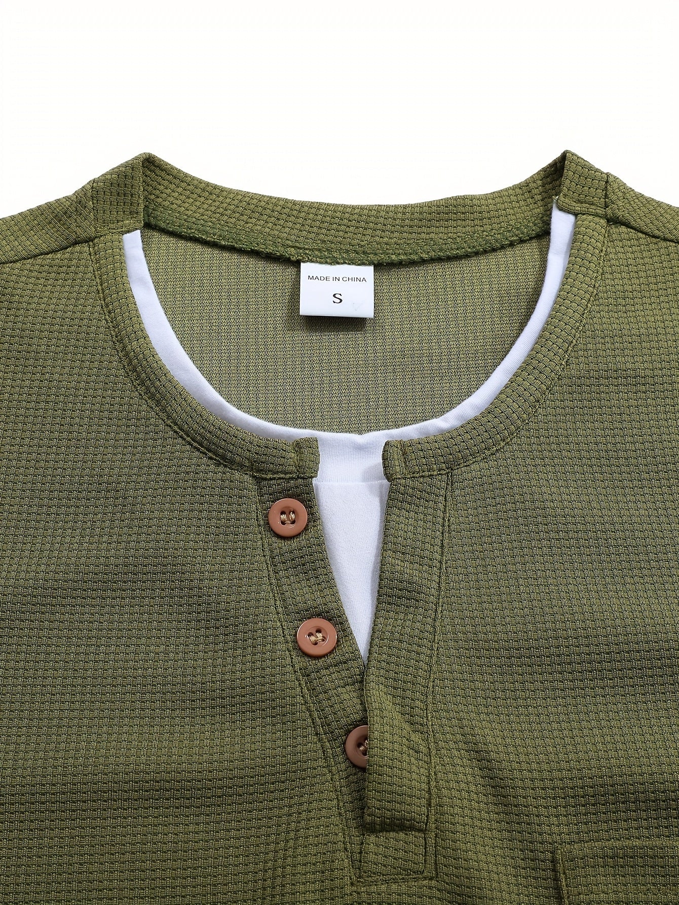 Lenoir™ | Polo à manches longues avec boutons et poche