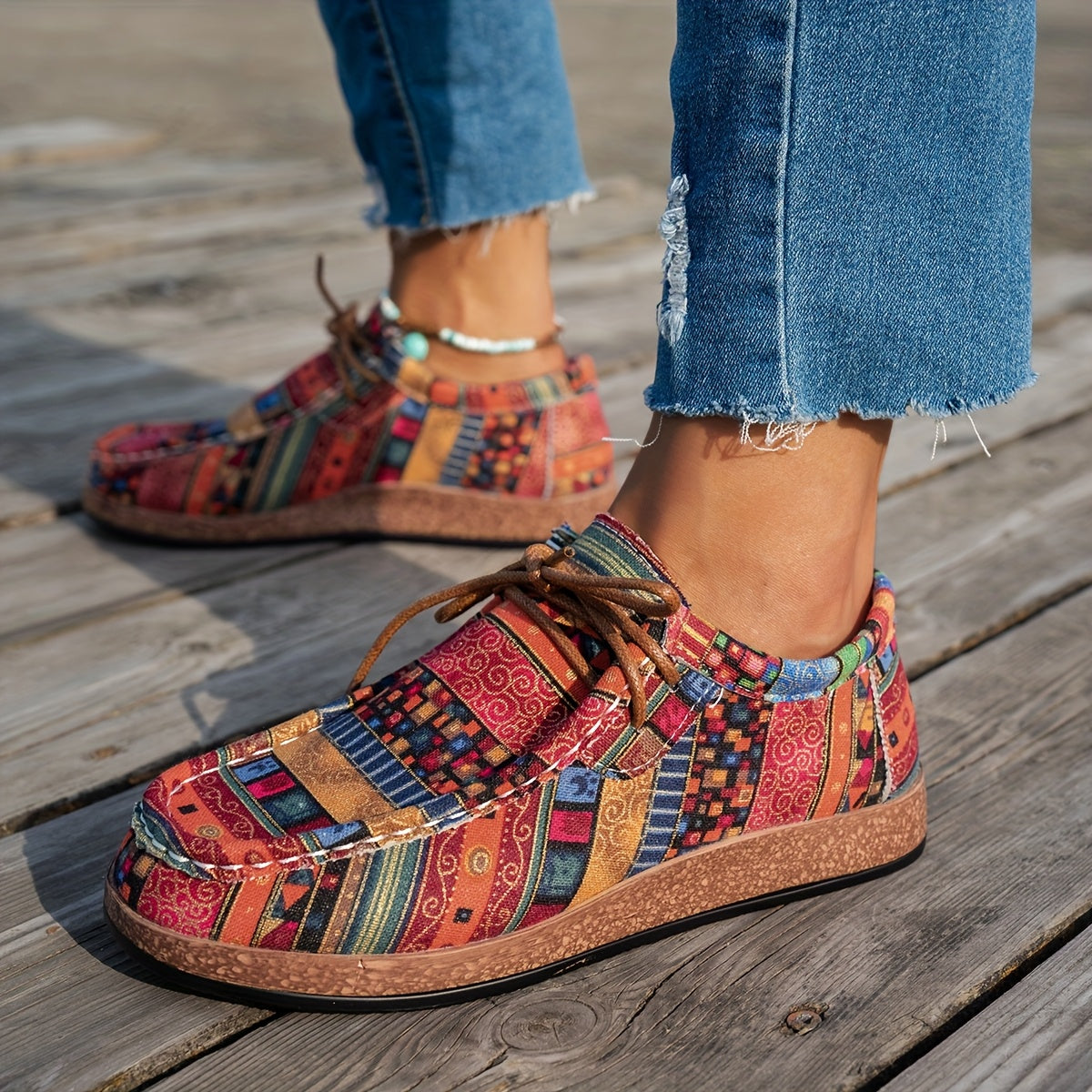 Lenoir™ | Chaussures rétro colorées pour femme