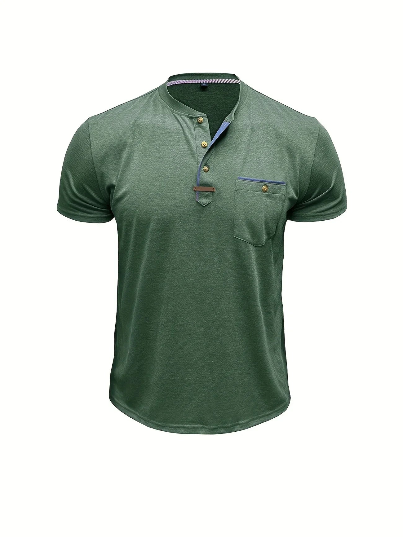 Lenoir™ | T-shirt col rond élégant avec poche