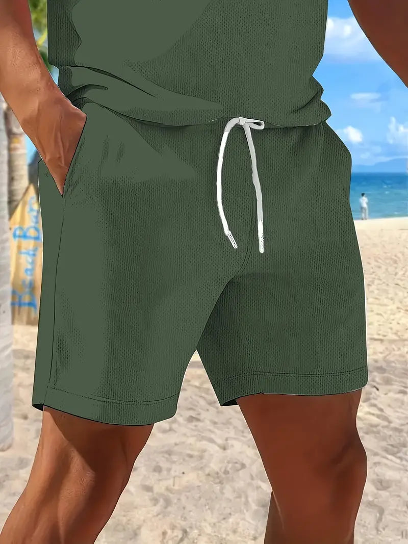 Lenoir™ | Ensemble d’été deux pièces à manches courtes