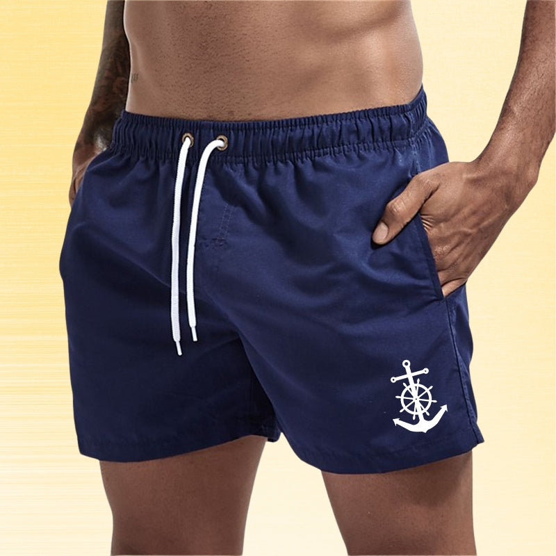 Lenoir™ - Short élégant à taille élastique avec poches