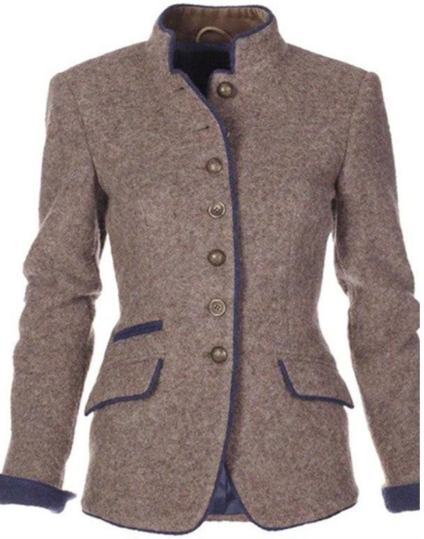 Lenoir™ | Cardigan élégant à col montant