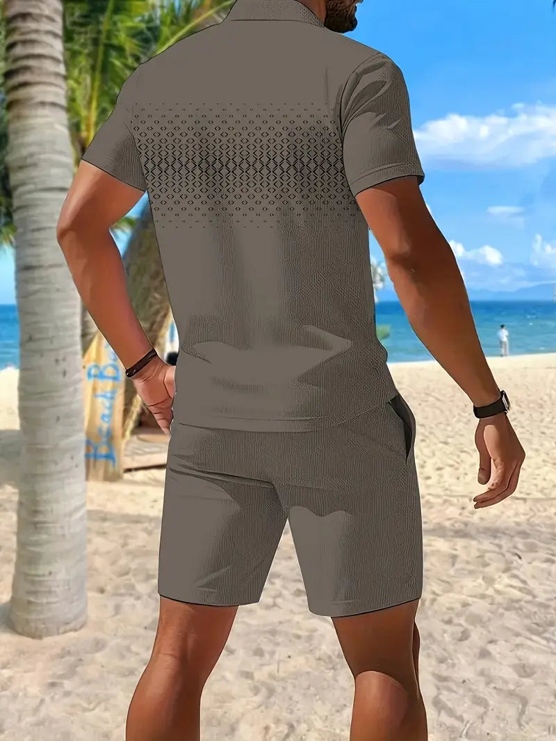 Lenoir™ | Ensemble d’été deux pièces à manches courtes