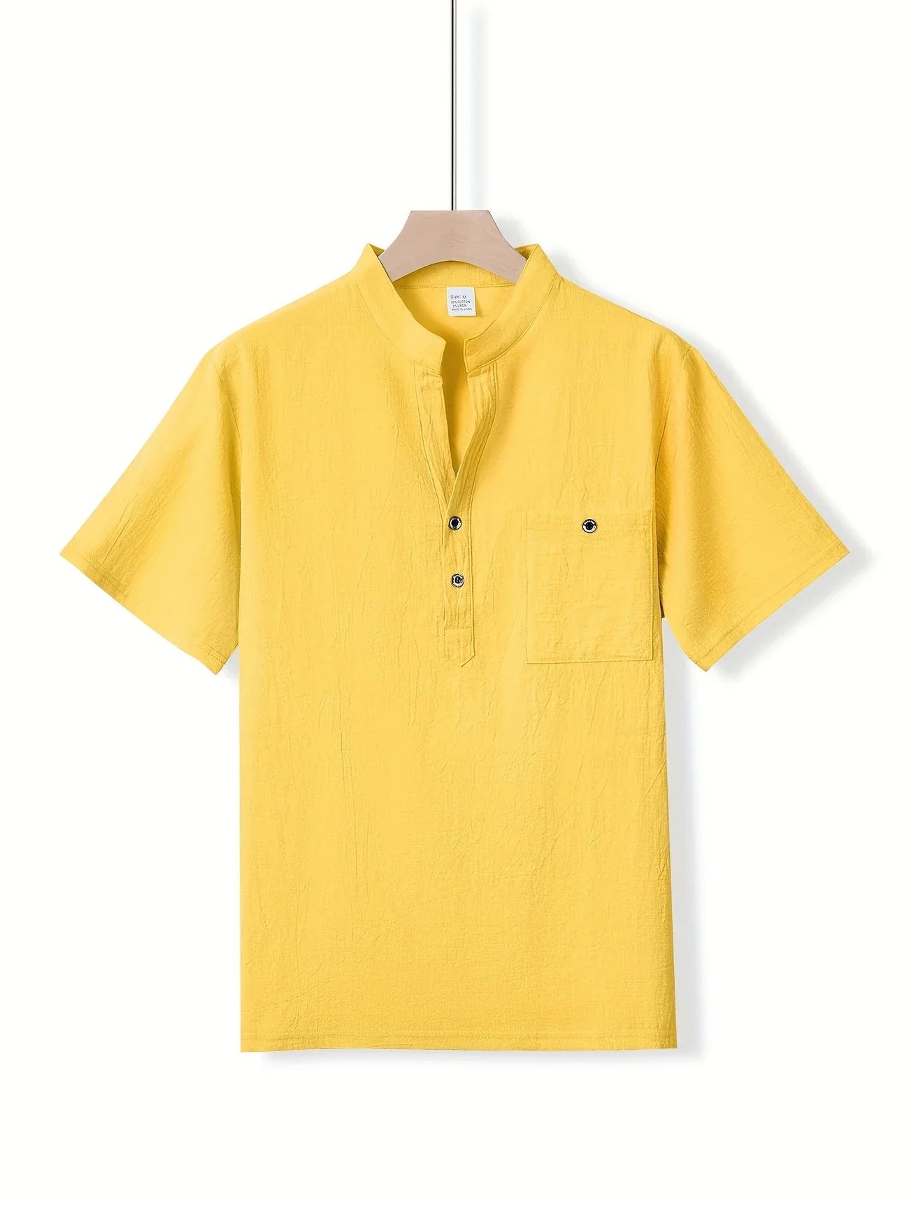 Lenoir™ | Chemise décontractée à manches courtes boutonnée