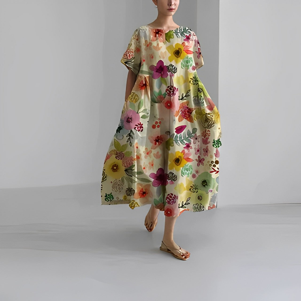 Lenoir™ | Robe bohème à fleurs