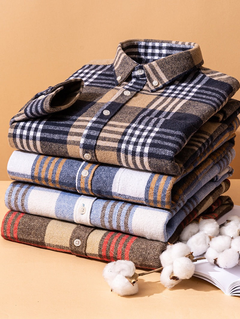 Lenoir™ | Chemise à carreaux en coton