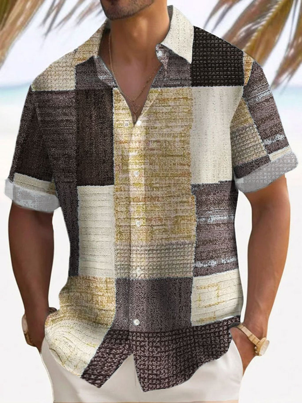 Lenoir™ | Chemise élégante à manches courtes
