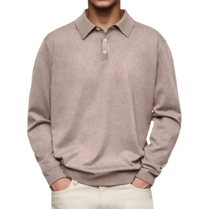 Lenoir™ | Polo manches longues décontracté