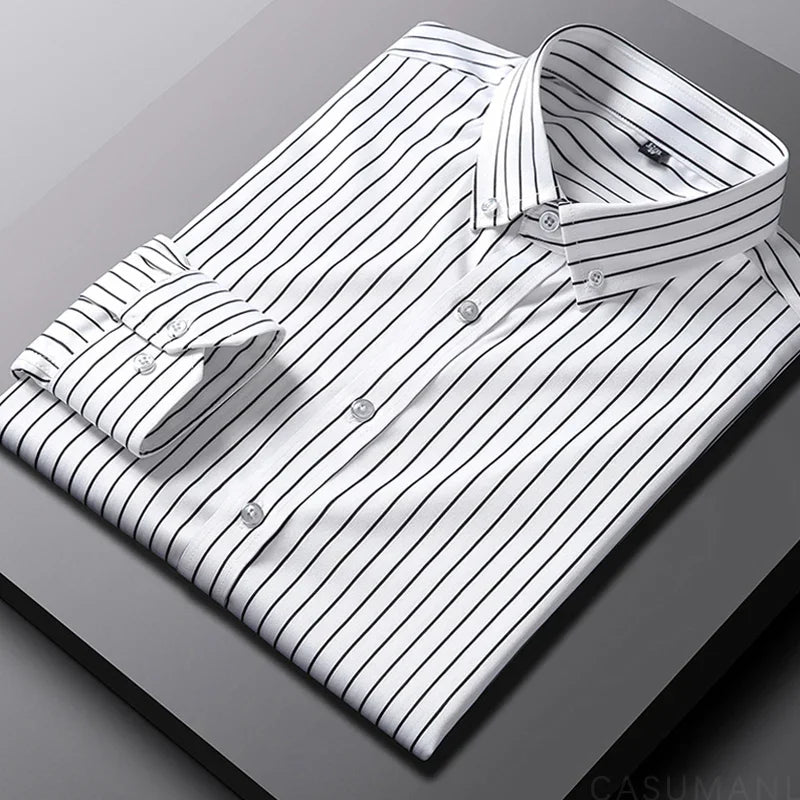 Lenoir™ | Chemise Casual Rayée pour Hommes
