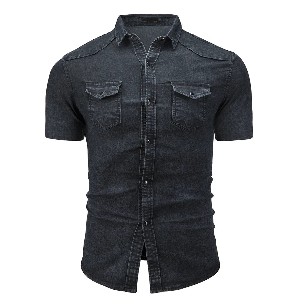 Lenoir™ | Chemise en denim à manches courtes