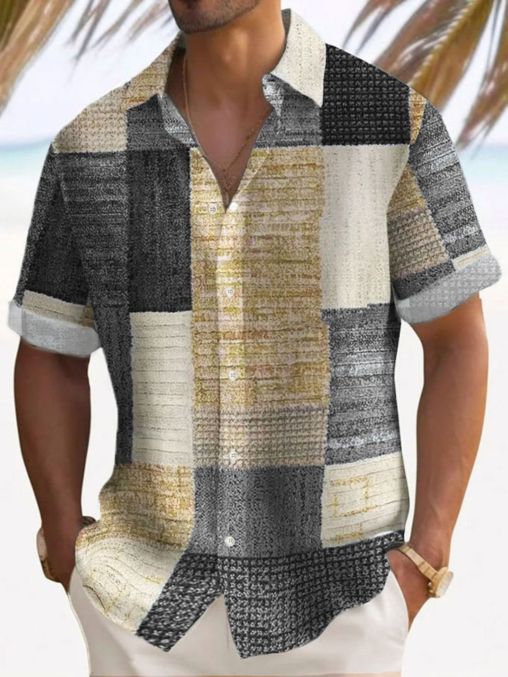 Lenoir™ | Chemise élégante à manches courtes