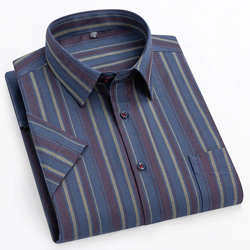 Lenoir™ | Chemise en coton à manches courtes