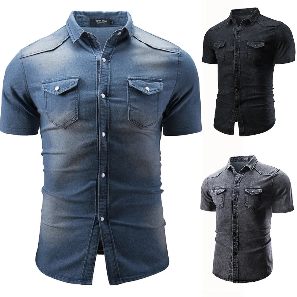 Lenoir™ | Chemise en denim à manches courtes