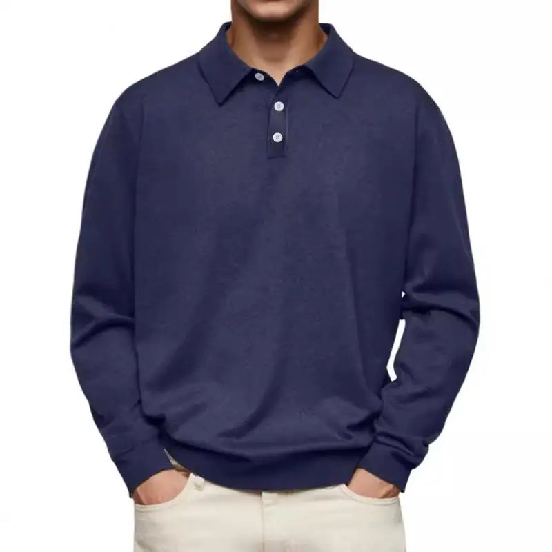 Lenoir™ | Polo manches longues décontracté