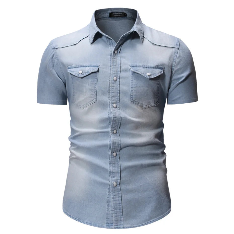 Lenoir™ | Chemise en denim à manches courtes