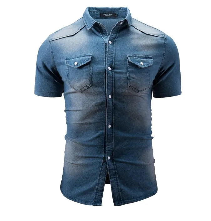 Lenoir™ | Chemise en denim à manches courtes